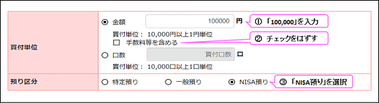 i͗jNISAېŘg100,000~̏ꍇ